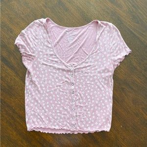 American Eagle soft and sexy crop top- size medium